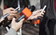 news reporters at a press conference