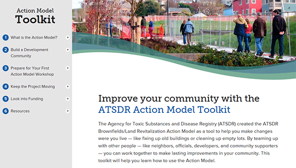 	Action Model Toolkit - screenshot of home page