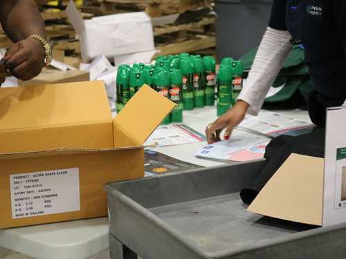 	Zika Prevention Kits being assembled