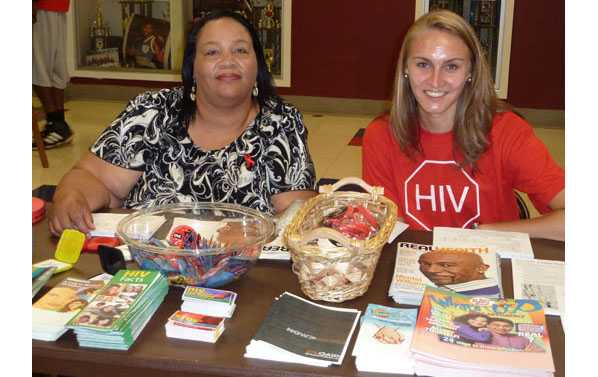 NUL Members provide HIV materials