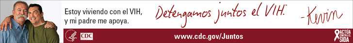 Detengamos Juntos el VIH - Banner de Kevin. www.cdc.gov/ActAgainstAIDS