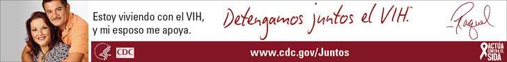 Detengamos Juntos el VIH - Banner de Raquel2. www.cdc.gov/ActAgainstAIDS
