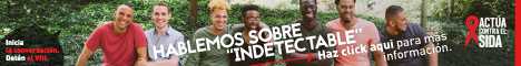 	Inicia la conversación. Detén el VIH. Hablemos sobre indetectable. Haz clic aquí para unirte a la conversación sobre la prevención del VIH. Actúa contra el SIDA. Instagram/Act Against AIDS, Facebook/StartTalkingHIV, Twitter @TalkHIV