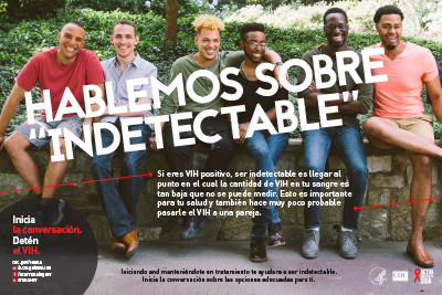 afiche: hablamos sobre indetectable