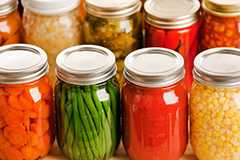 canned veggies carrots corn asparagus