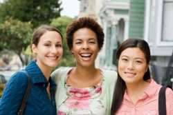 Photo of three women