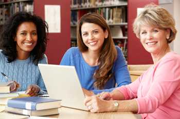 Photo of three women