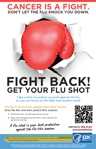 Fight back! Get your flu shot poster