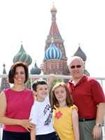 Photo of Elizabeth Rohan, Stephen Shanahan, and their children