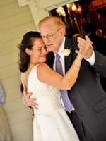 Photo of Laura Zauderer-Baldwin and her father