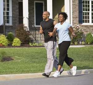 couple running