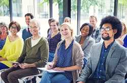 People in a CHW training class.