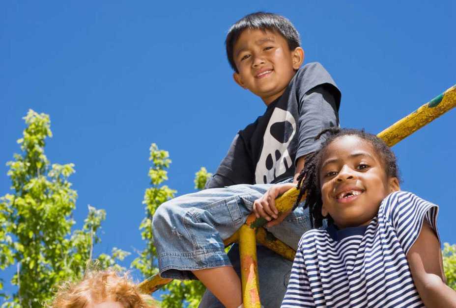 Kids on playground