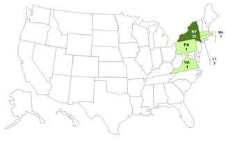 Final Case Count Map: Persons infected with the outbreak strain of E. coli O157:H7, by state