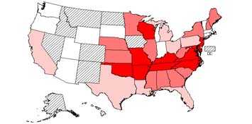 Stats and Epidemiology of Ehrlichiosis