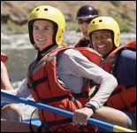 Photo: People in a raft