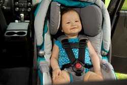 Baby in car seat