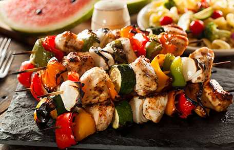 Chicken kabobs