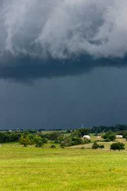 Tornadic weather scene