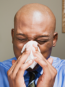 Cover your nose and mouth with a tissue when you cough or sneeze. 