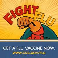 Get a flu vaccine now #fightflu