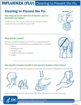 Limpieza para prevenir la influenza