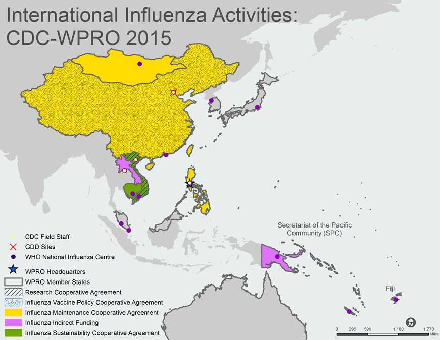 	WHO Western Pacific Region (WPR) Map