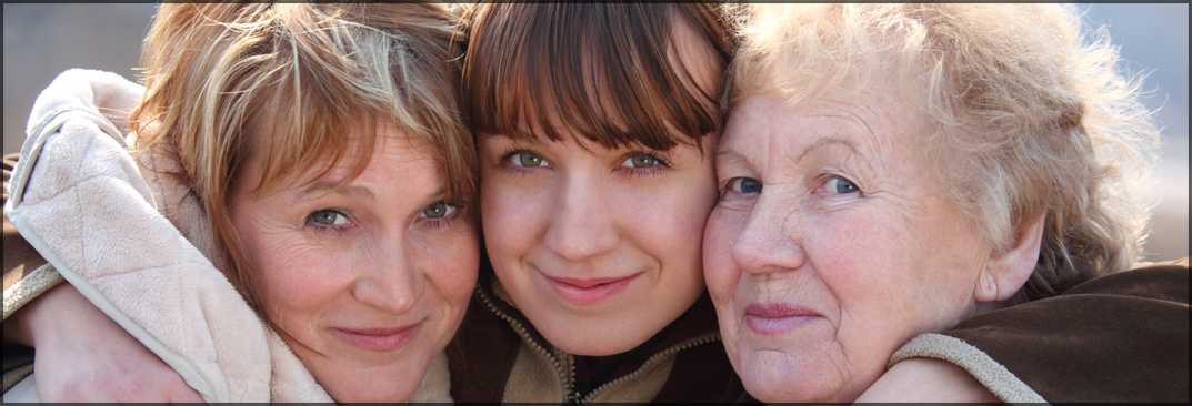 	three generation of women