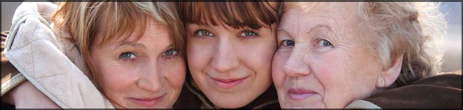 	three generation of women