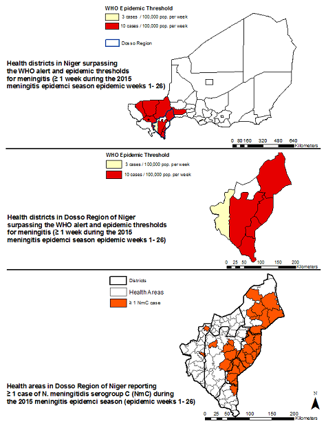 	Example of a WHO Epidemic Threshold map.