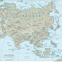 Map of Asia