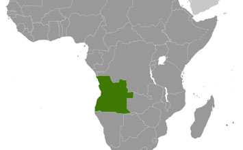 Map of Angola