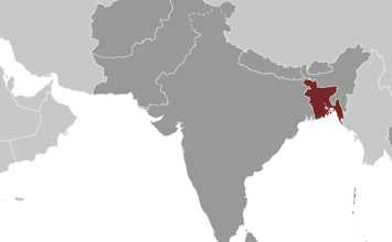 map of Bangladesh