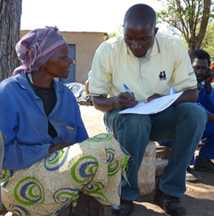 Helathcare worker in the field