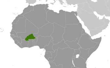 Map of Burkina Faso