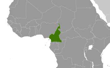 map of Cameroon