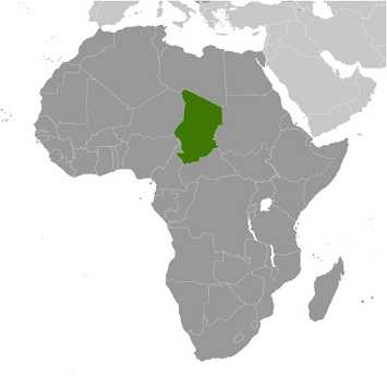 Map of Chad