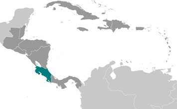 map of Costa Rica