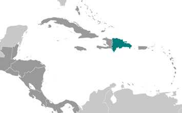 map of Dominican Republic