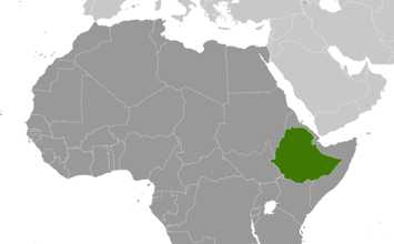 Map of Ethiopia