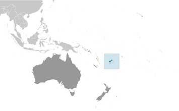 map of Fiji