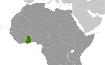 Map of Ghana