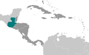 map of Guatemala