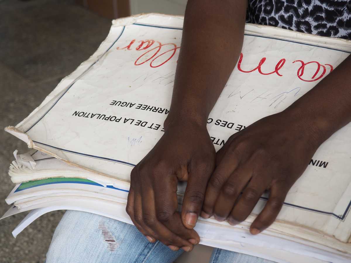 Looking at acute diarrhea registers, Chambell an health Center, Grand Anse