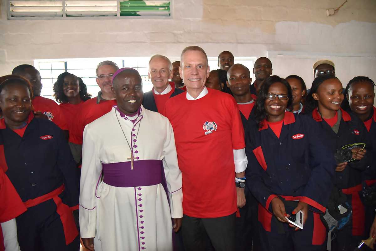 	The U.S. Ambassador to Kenya Robert Godec