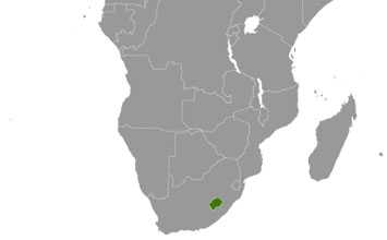 Lesotho map