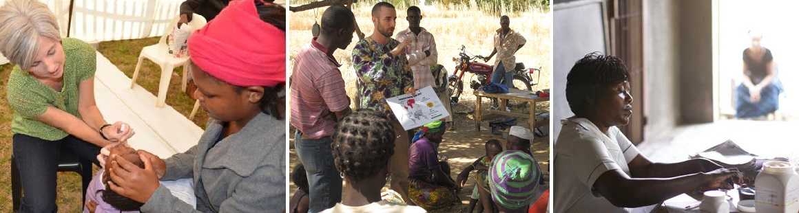 Photos of CDCers working in the field