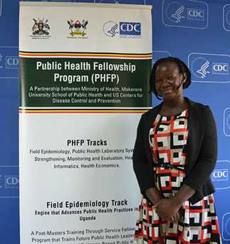 FETP Uganda resident Lilian Bulage