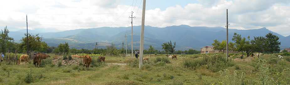 landscape in the Country of Georgia