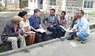 Trainer Bob Jones leads a session on lab etiquette at the Ethiopian Public Health Institute in Addis Ababa (February 2016).